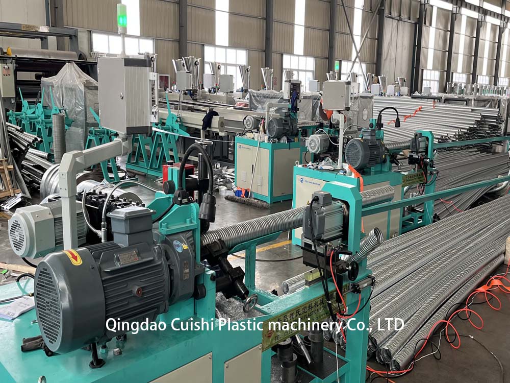 CORRUGATED METAL DUCTS MACHINE FOR PRESTRESSED CONCRETE